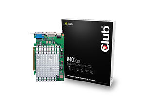 Club 3D GeForce 8400 GS 512MB Passive (512MB / PCIe)