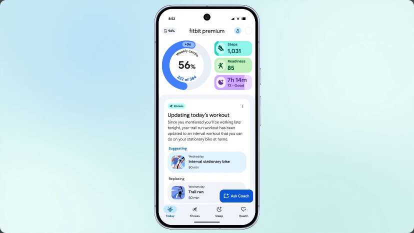 Fitbitin Gemini-tekoälyvalmentaja saapui Suomeen – osaa nyt selittää terveystietosi suomeksi