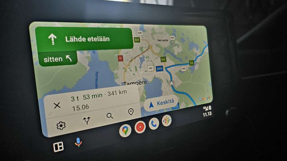 Google Maps Android Autossa saa uuden sivupalkin
