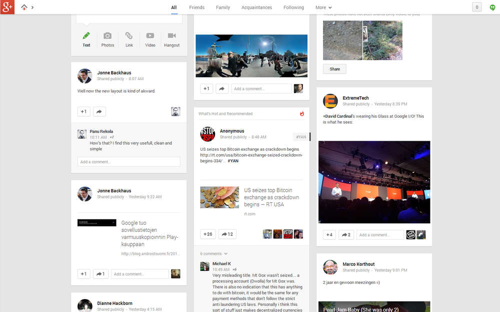 Google+ uudistui näyttävämmäksi - valikoi ja käsittelee kuvat automaattisesti