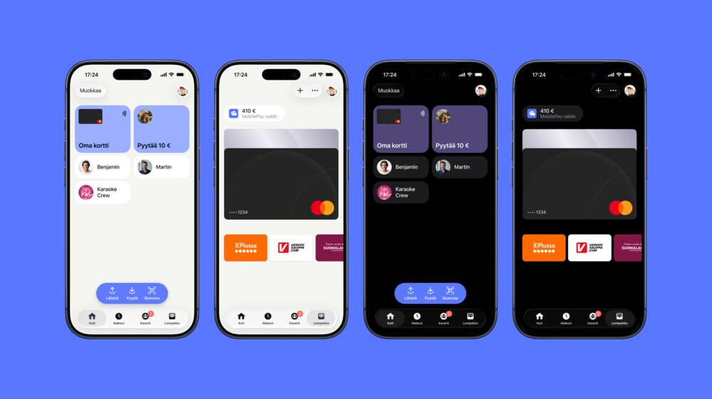 MobilePay uudistuu: toiminnot jaetaan selkeämmin omiin osioihinsa