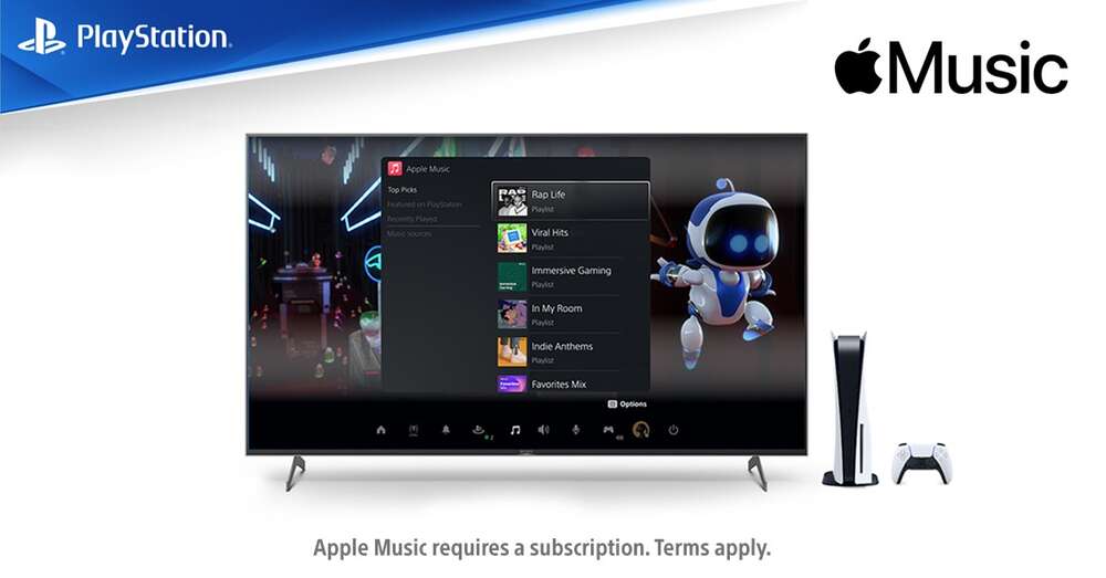 PS5-käyttäjät voivat nyt lunastaa Apple Musicin kuudeksi kuukaudeksi ilman lisämaksua