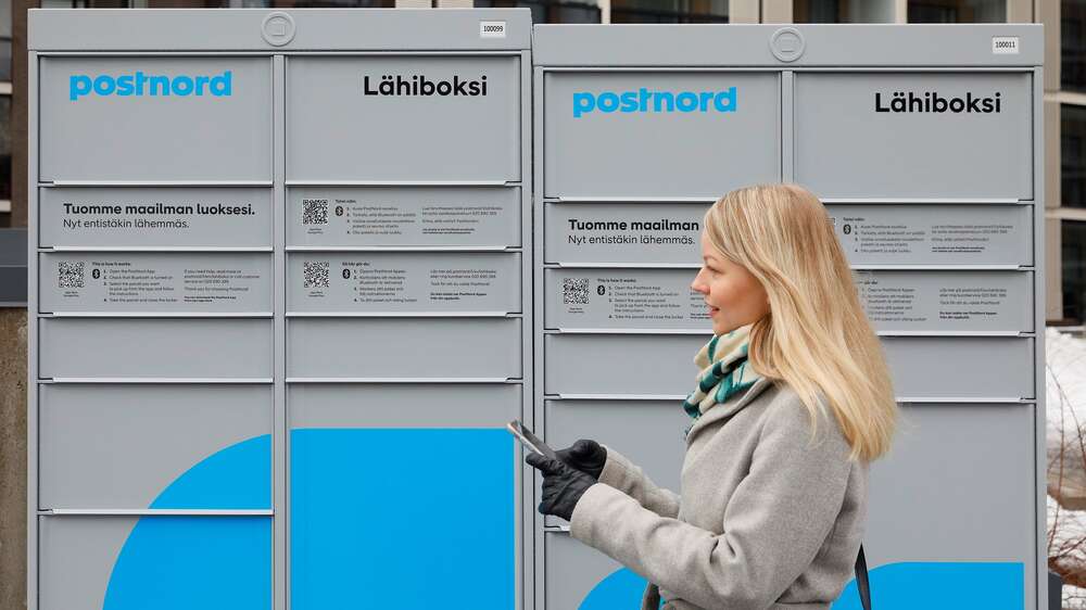 PostNordin Lähiboksi-pakettiautomaatteja lisätään Lidlin myymälöiden pihoille