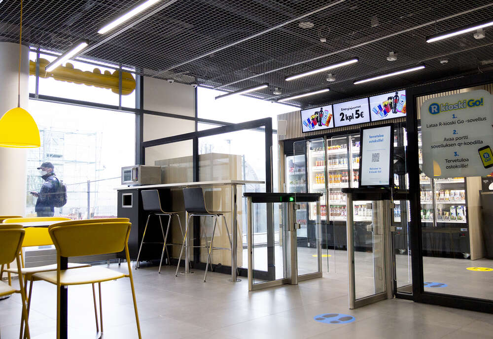 R-kioski avasi ensimmäisen ilman henkilökuntaa toimivan R-kioski Go! -myymälän Helsingissä