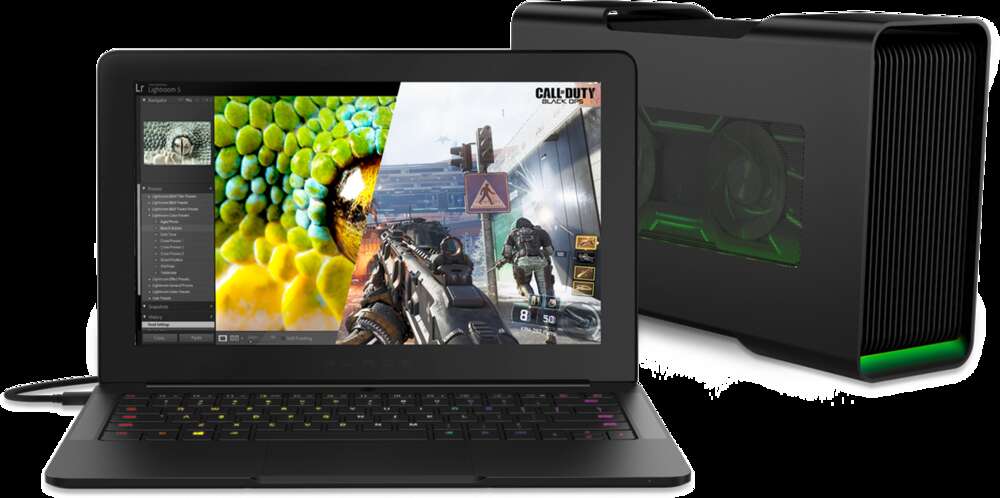 Razer esitteli tietokonekonseptin – Ultrabookiin pelitehoja ulkoistetulla näytönohjaimella