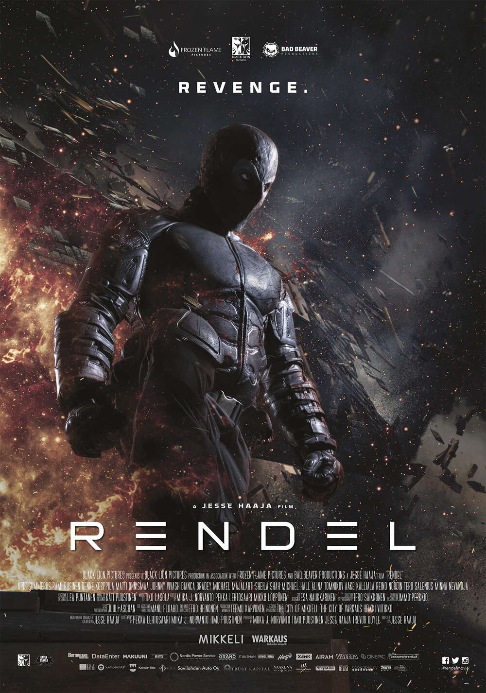 Kotimaisesta Rendel-supersankarielokuvasta julkaistiin traileri