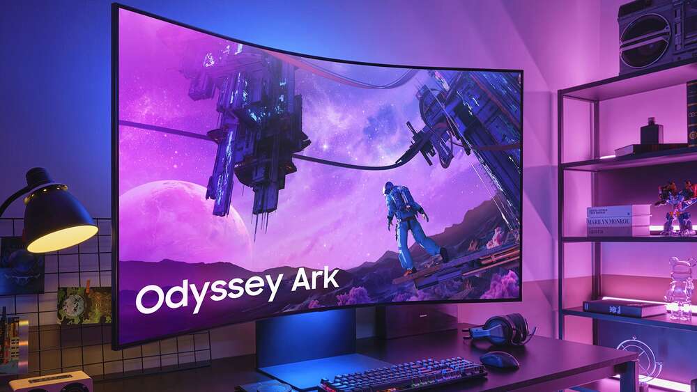 Samsungin massiivisen Odyssey Ark -pelinäytön hinta on 2999 euroa