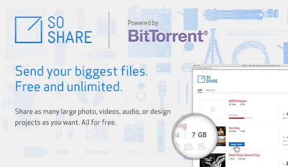 BitTorrentin uusi palvelu toimittaa jopa teratavun tiedostot perille