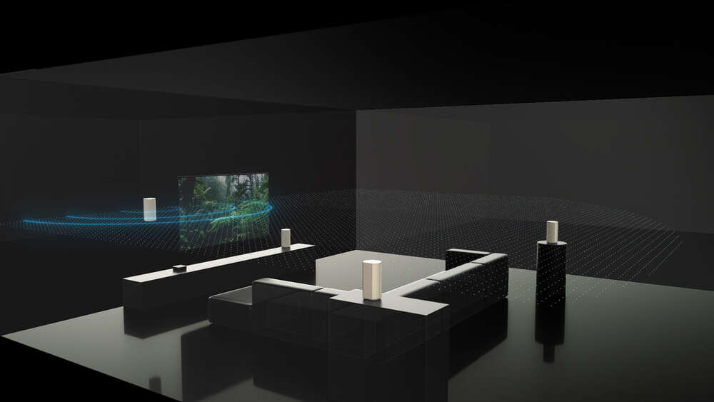 Sony julkaisi neljän kaiuttimen kotiteatterijärjestelmän, joka täyttää huoneen 360 asteen tilaäänellä
