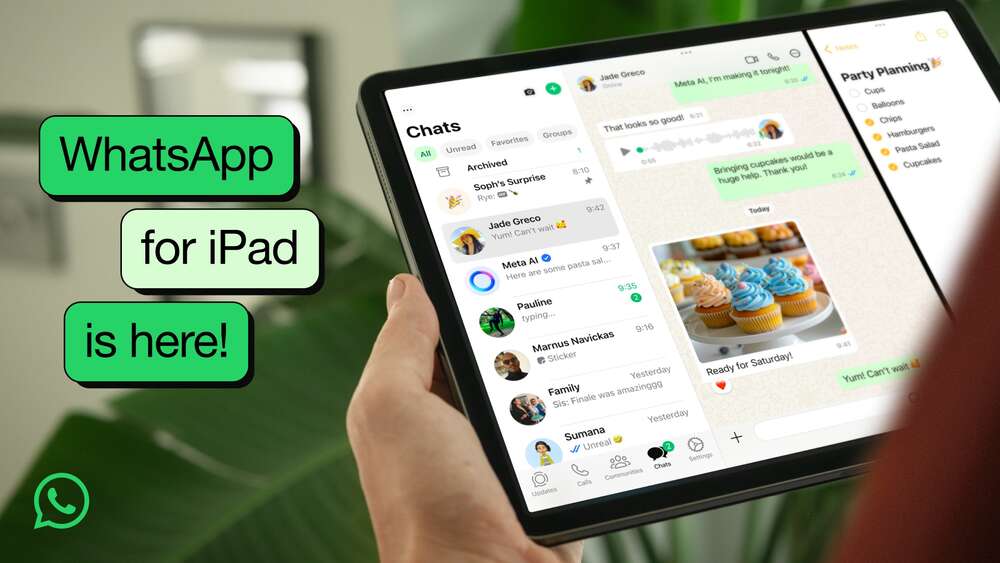iPadille julkaistiin WhatsApp-sovellus