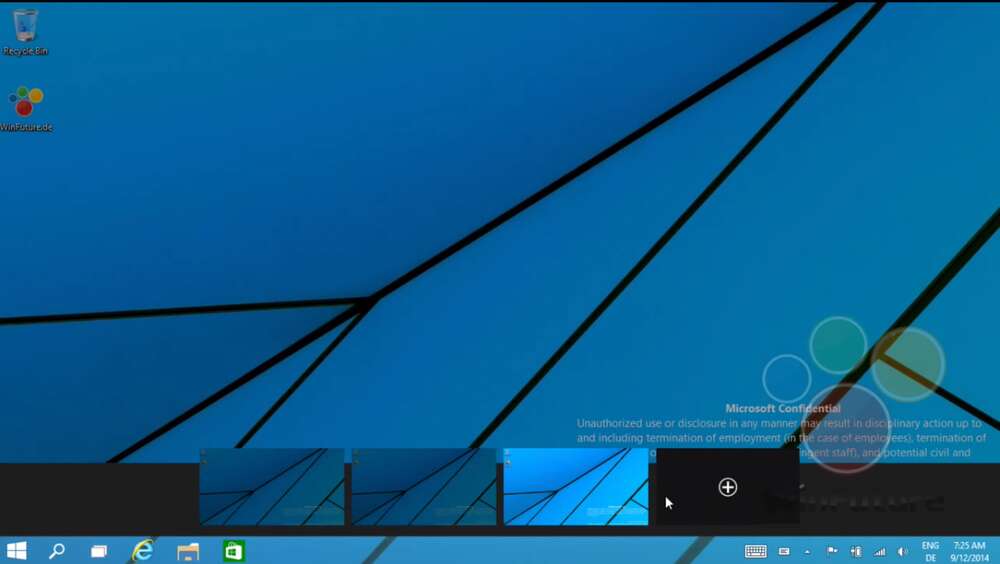 Uudella videolla: Windows 9:n tukee useaa työpöytää