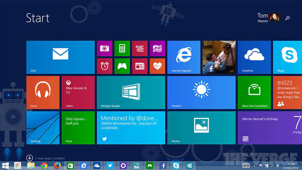 Työpöytä sekoittuu Metroon: Windows 8.1 Update 1 tuo tehtäväpalkin Metro-ohjelmiin