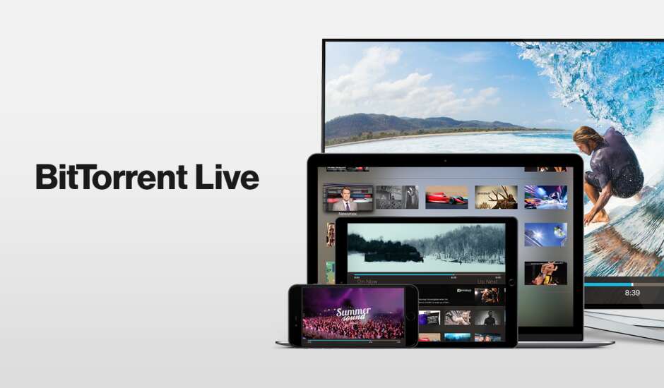 BitTorrentia voi käyttää myös live-videon esittämiseen