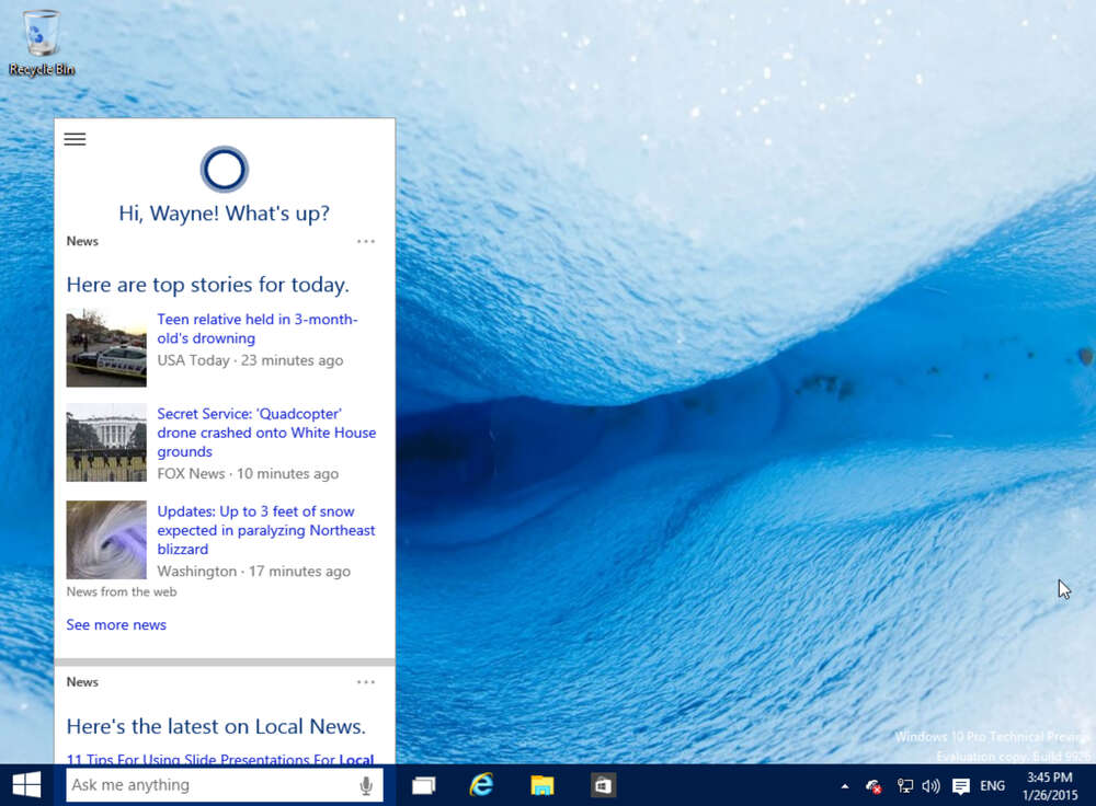 Cortanaa ei saa enää hakemaan Googlesta tai käyttämään Chromea