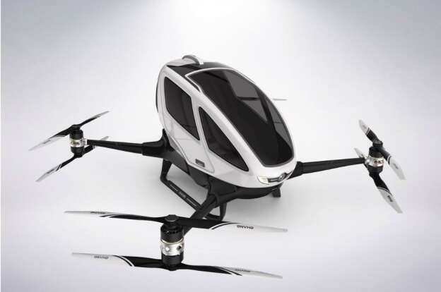 Tämä ylisuuri drone on ensimmäinen lentävä auto?