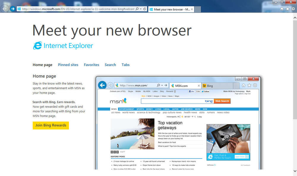 Uusi Internet Explorer 11 vihdoin saatavilla Windows 7:lle