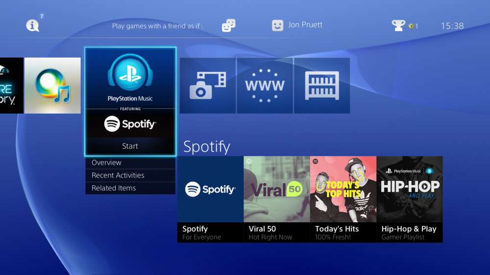 Spotify saapui PlayStationille yksinoikeudella