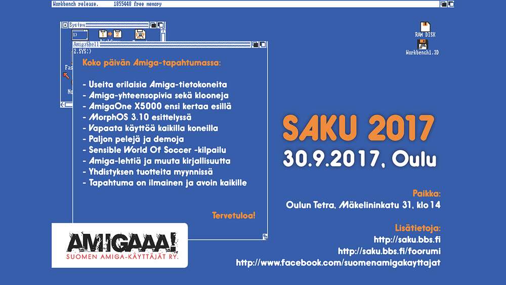 Suomen Amiga-käyttäjien tapahtumassa Oulussa pääsee tutustumaan erikoisuuksiin 