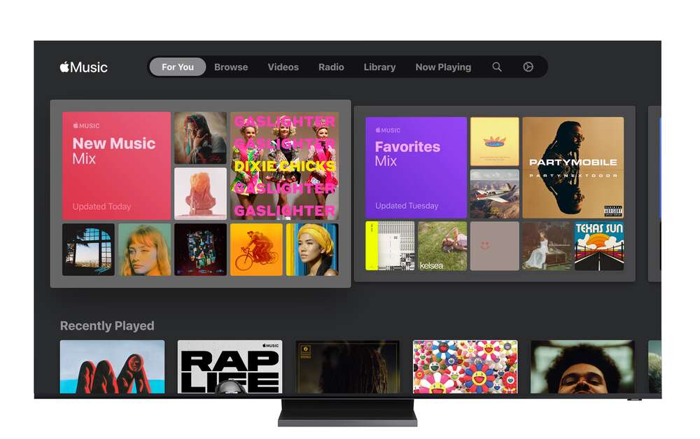 Apple Music -sovellus toimii nyt Samsungin älytelevisioissa