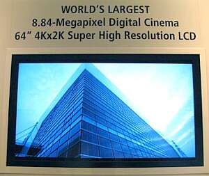 Sharpilta supertarkkuusnäyttö