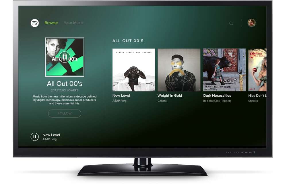 Spotify isolle näytölle: Android TV -sovellus julkaistu