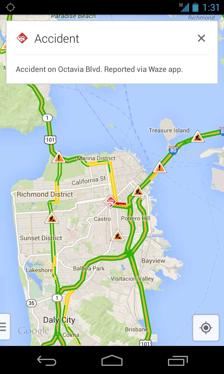 Google hyödyntää karttaostostaan - Wazen liikennetietoja Google Mapsiin