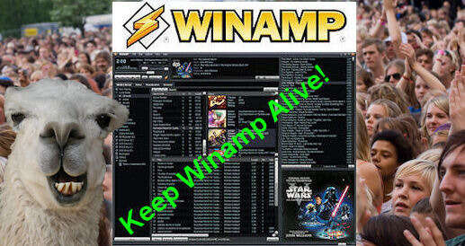 Huhu: MP3-soittimien kunkku WinAMP saakin jatkaa?
