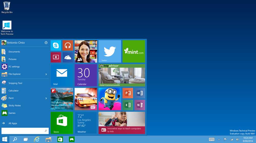 Windows 10:stä seitsemän eri versiota: Tässä ne ovat