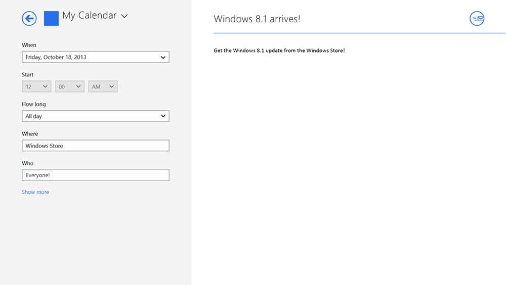 Nyt se on virallista: Microsoft paljasti Windows 8.1:n julkaisupäivän