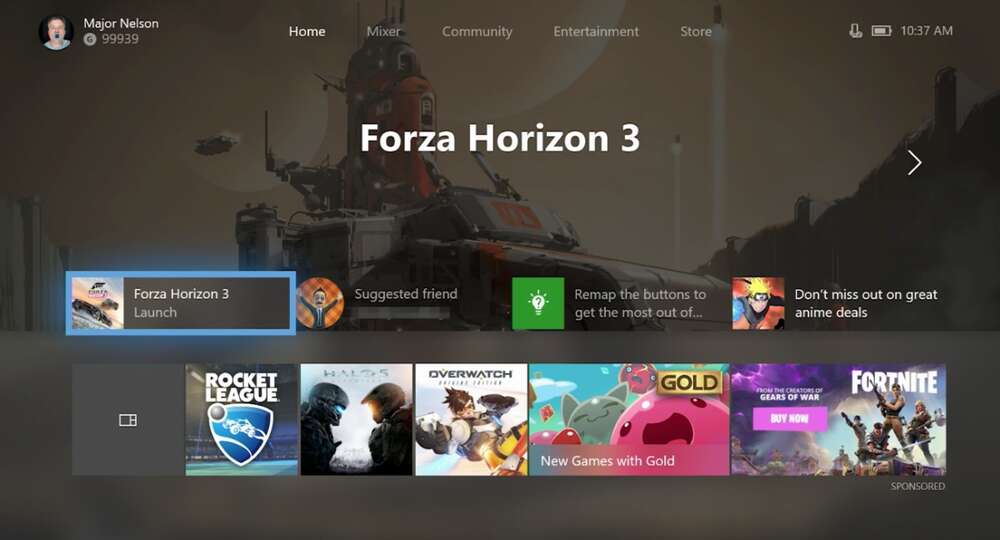 Xbox Onen käyttöliittymä päivittyy – Spotify julkaistu