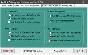 ADVANCED Codecs for Windows 7/8/10