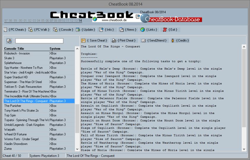 Access Game Cheats And Cheat Codes With Cheatbook Database