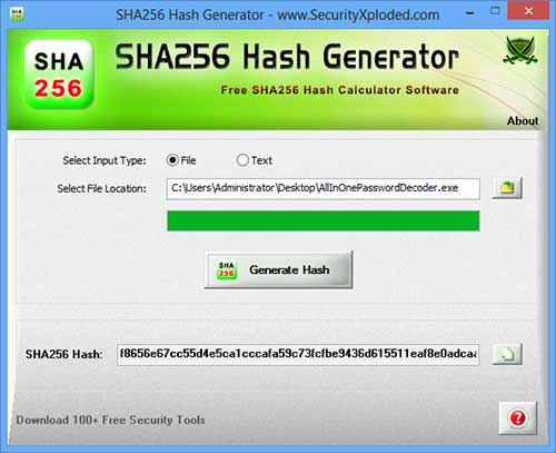 Download SHA256 Hash Generator V1 5 freeware AfterDawn Software 