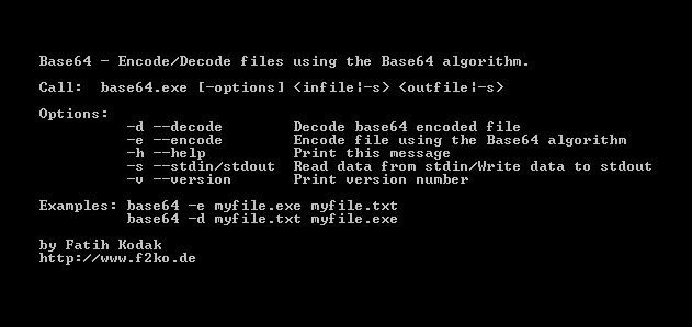 Linux base64