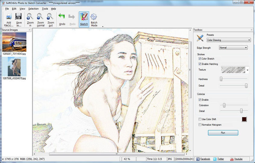 Download Photo to Sketch Converter v2.0 - AfterDawn: Software downloads