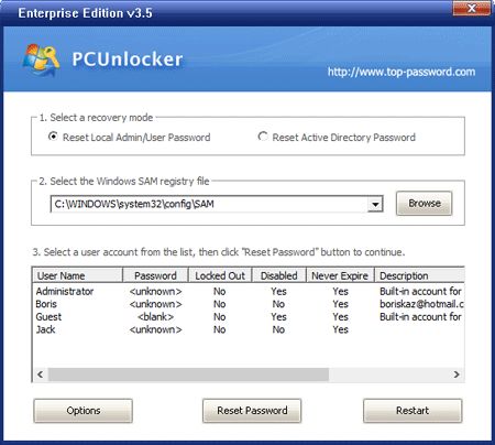 does pcunlocker work