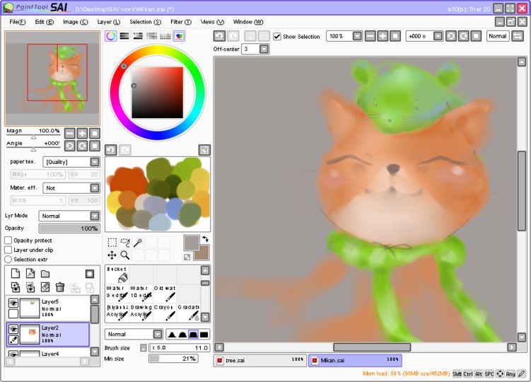 full version paint tool sai english