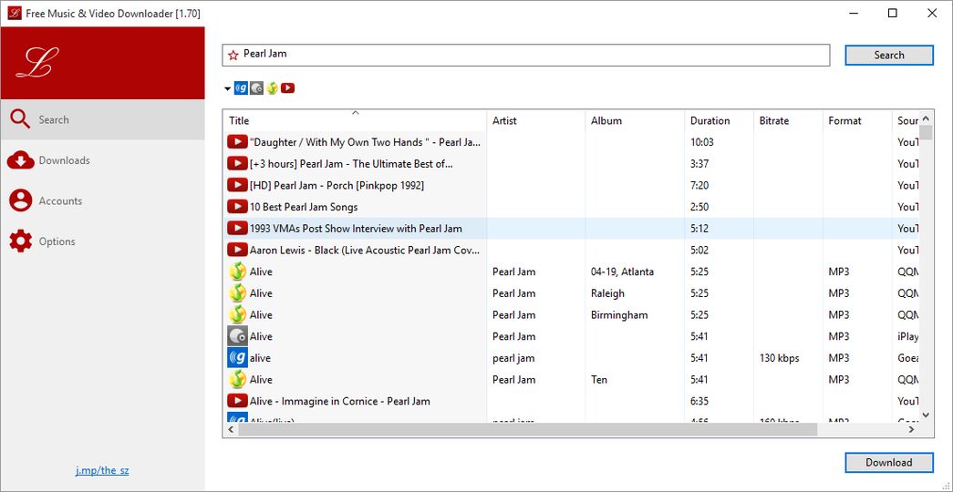 Download Lacey Free Music Video Downloader V2 39 Freeware Afterdawn Software Downloads