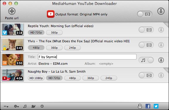 MediaHuman YouTube to MP3 Converter 3.9.9.84.2007 for mac download