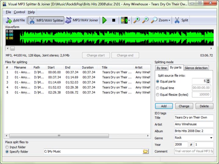 audio splitter software