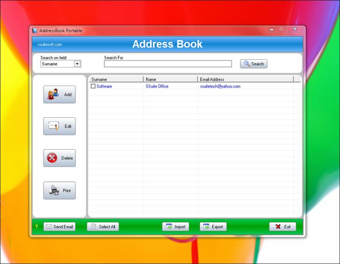 address book software freeware download