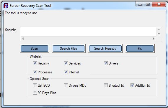 farbar recovery scan tool chip