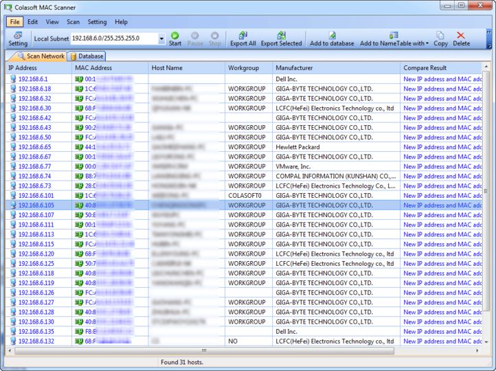 duplicate scanner mac