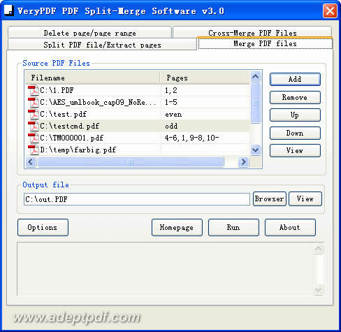 free pdf merge split