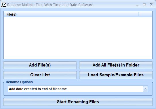 freeware rename multiple files
