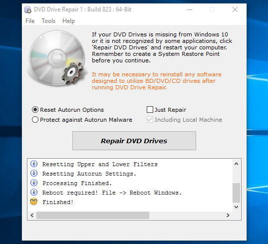 borracho Picotear submarino Download DVD Drive Repair v2.2.2.1116 (freeware) - AfterDawn: Software  downloads