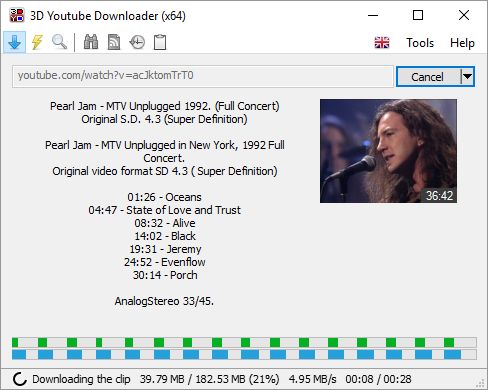 download 3D Youtube Downloader 1.20.1 + Batch 2.12.17 free