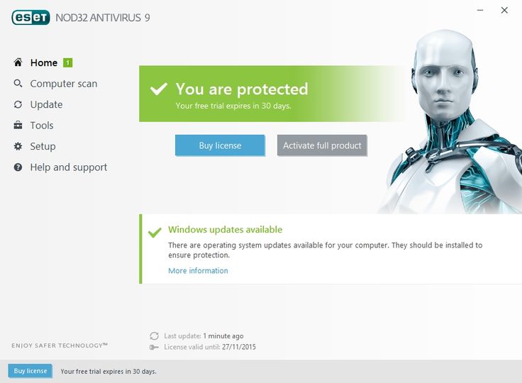 Download ESET NOD32 Antivirus (64-Bit) (30 Day Trial) V12.2.23.0.