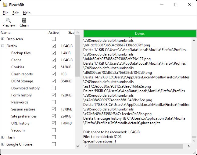 BleachBit 4.6.0 for windows download free