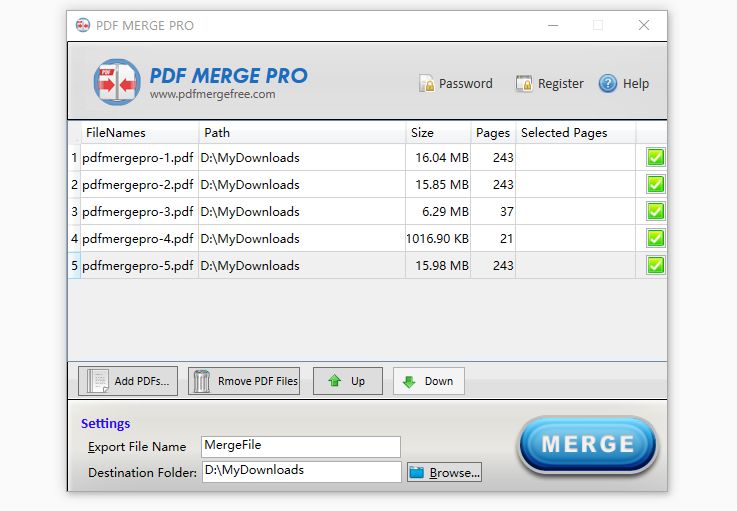 mergepdf website